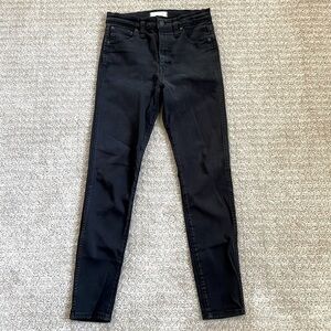 Madewell Black High Rise Skinny Jeans